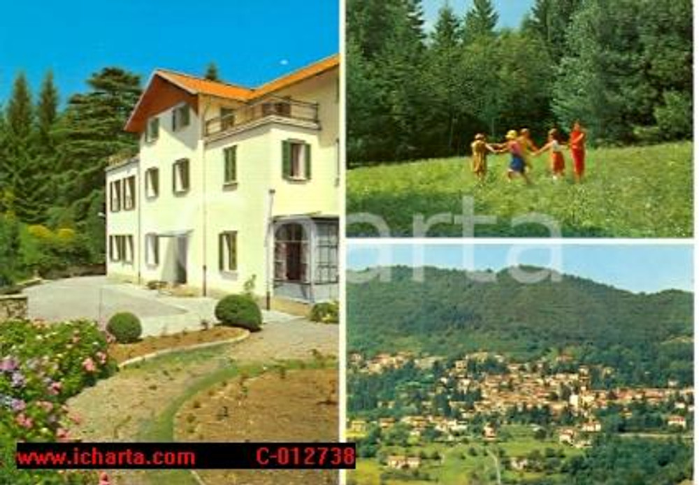 Cartolina originale da collezione 1981 LANZO D INTELVI CO VILLA MARIA Suore della Presentazione FG VG 1