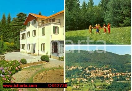 Cartolina originale da collezione 1981 LANZO D INTELVI CO VILLA MARIA Suore della Presentazione FG VG 1