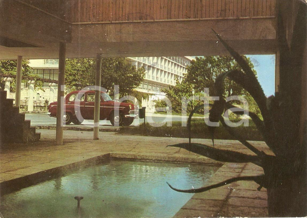 Cartolina originale da collezione 1969 VARNA Bulgaria Casa Internazionale Giornalisti Cartolina VINTAGE FG VG 1