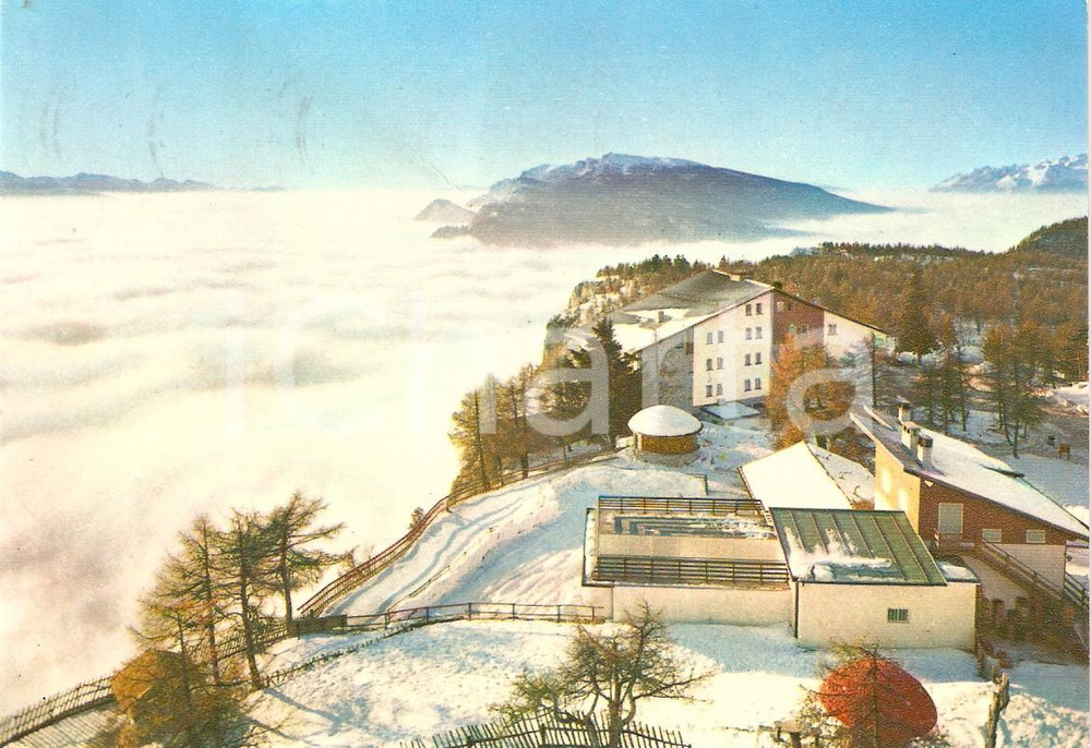 Cartolina originale da collezione 1976 BOLZANO Dolomiti MONTE PENEGAL Hotel Facchin Panorama Cartolina vintage 1