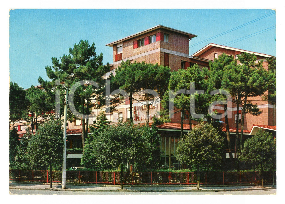 Cartolina originale da collezione 1975 RAVENNA Hotel LA MERIDIANA a MARINA ROMEA Cartolina VINTAGE FG VG 1