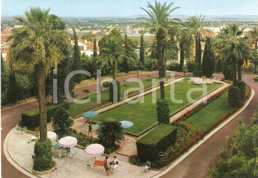 Cartolina originale da collezione 1969 HYERES FRANCE Centre Médical MGEN Jardin d honneur Cartolina FG VG 1