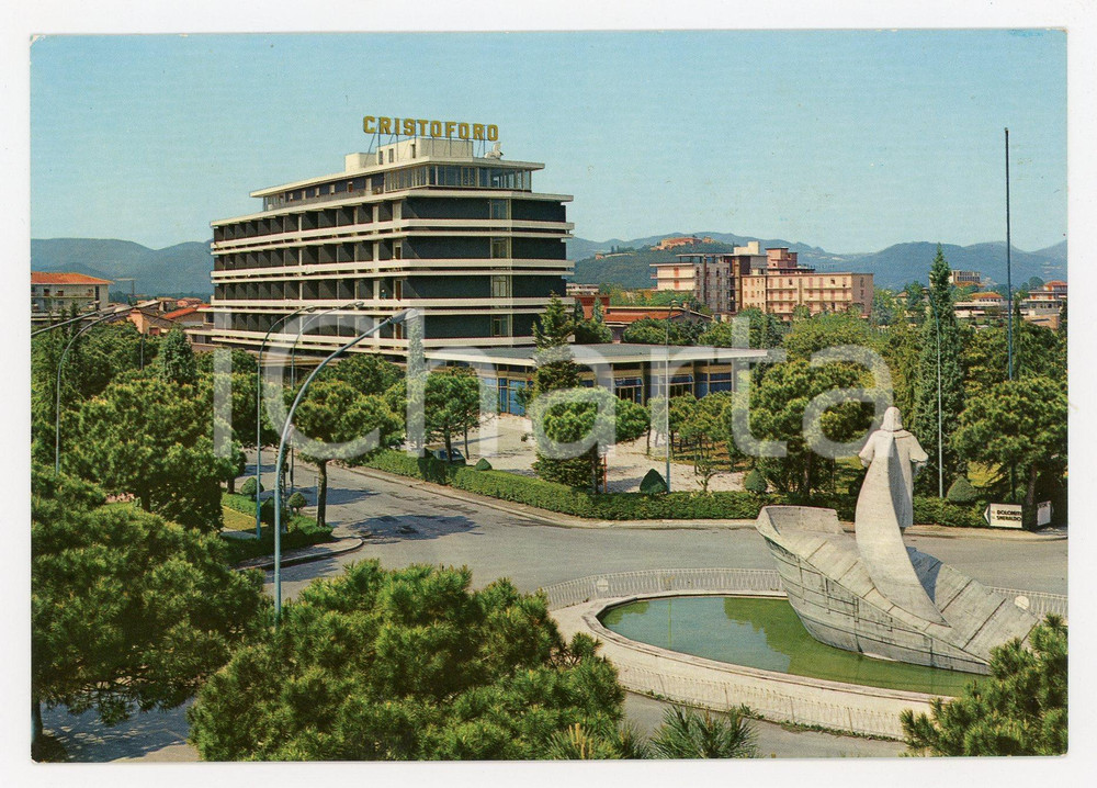 Cartolina originale da collezione 1970 ca ABANO TERME PADOVA Hotel CRISTOFORO Cartolina postale FG NV 1
