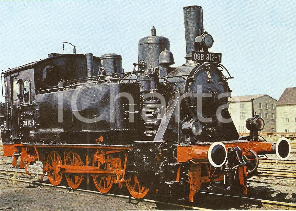 Cartolina originale da collezione 1980 ca GERMANIA Deutsche Bundesbahn DB Locomotiva BAUREIHE 098 Cartolina FG 1