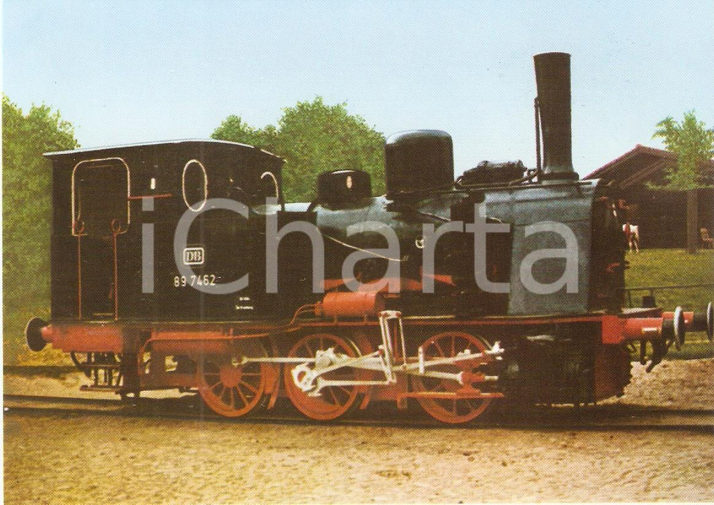 Cartolina originale da collezione 1980 ca GERMANIA Deutsche Bundesbahn DB Locomotiva BAUREIHE 89 7462 Cartolina FG 1