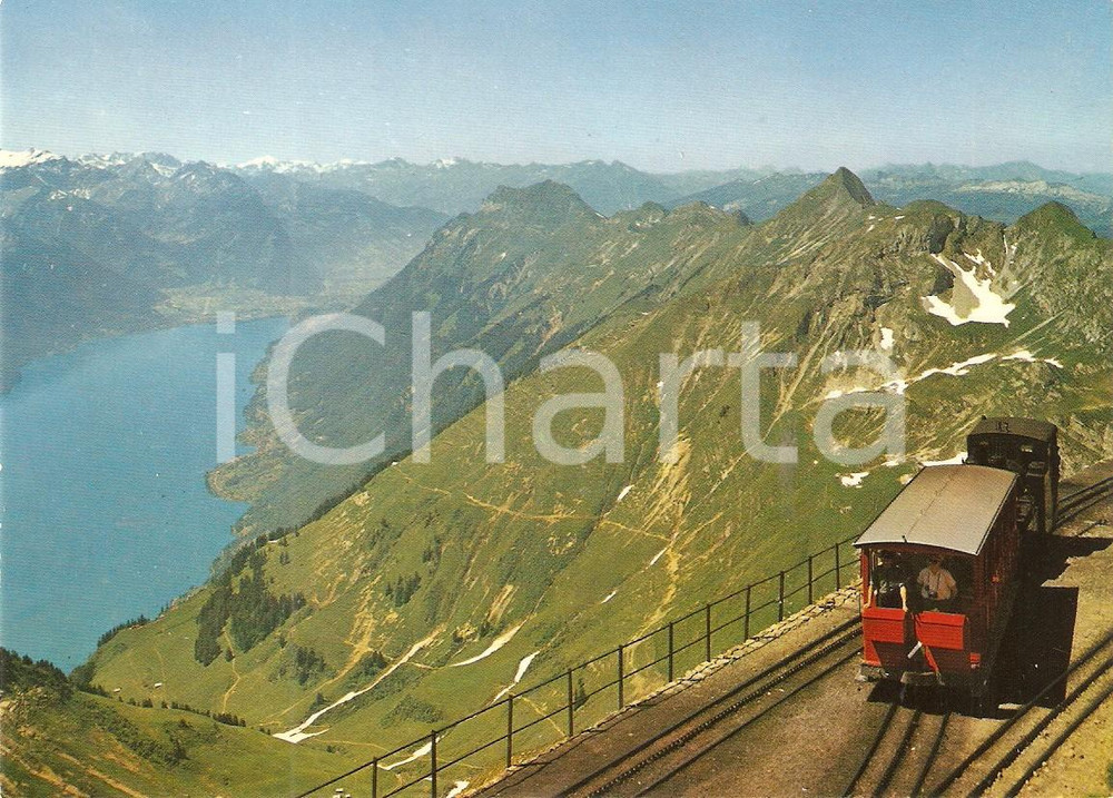 Cartolina originale da collezione 1975 ca SVIZZERA Brienz Rothorn Bahn BRB Hotel ROTHORN KULM Cartolina FG NV 1