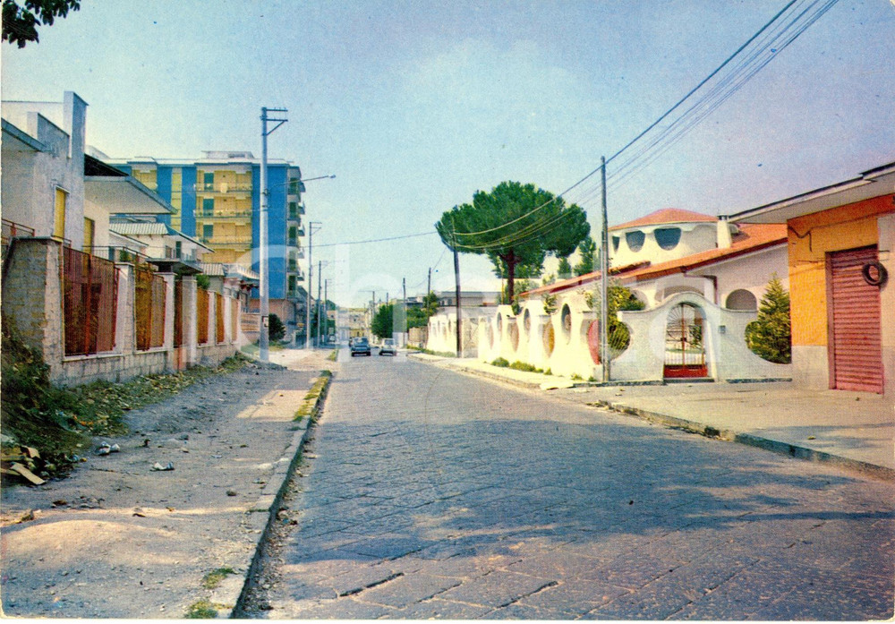 Cartolina originale da collezione 1960 ca GRUMO NEVANO (NA) Corso GARIBALDI con vetture *Cartolina FG NV VINTAGE 1