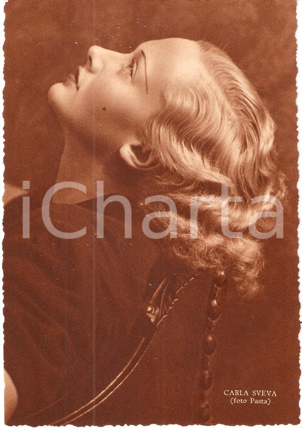 Cartolina originale da collezione 1937 CINEMA Ritratto Carla SVEVA attrice *Cartolina FG NV 1