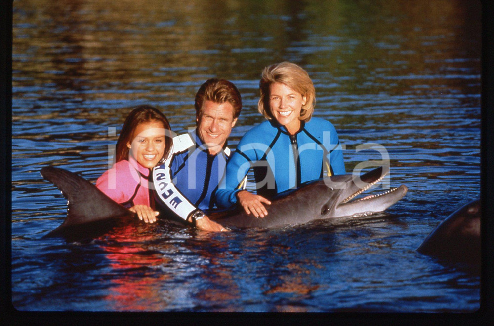 35mm vintage slide* 1995 FLIPPER Jessica ALBA Whip HUBLEY Elizabeth MOREHEAD