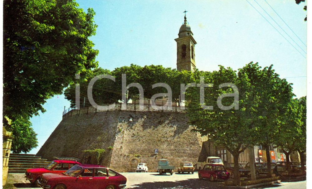 Cartolina originale da collezione 1960 ca MOGLIANO MC Scorcio della ROCCA Cartolina FG NV VINTAGE 1