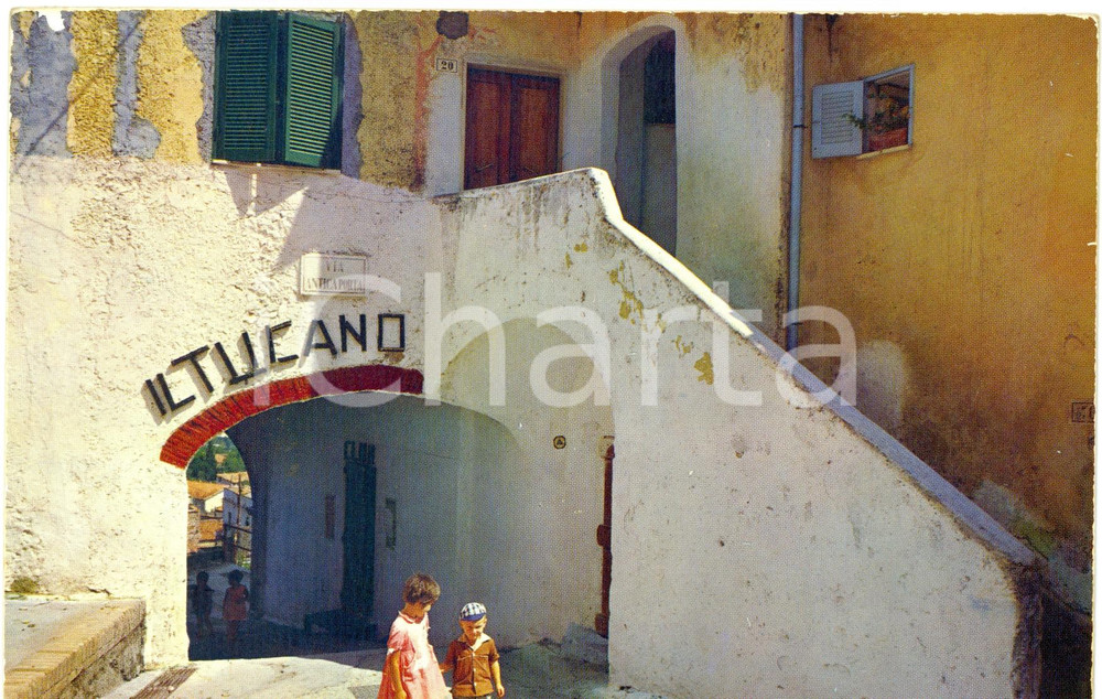 Cartolina originale da collezione 1972 SAN FELICE CIRCEO (LT) Via ANTICA PORTA - SCORCIO *Cartolina VINTAGE FG VG 1