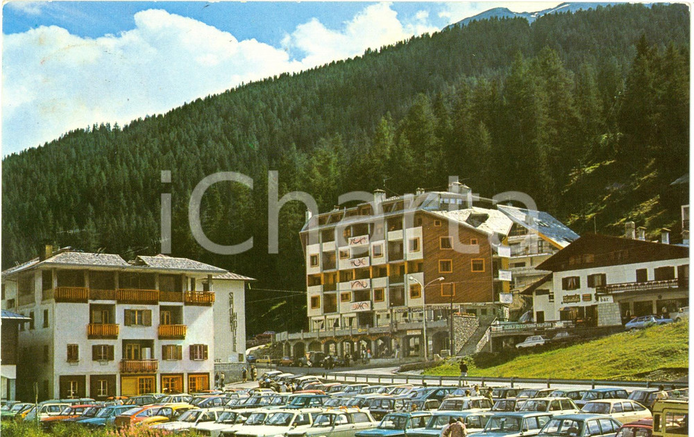 Cartolina originale da collezione 1983 SANTA CATERINA VALFURVA (SO) Pineta e Hotel SPORT *Cartolina VINTAGE 1