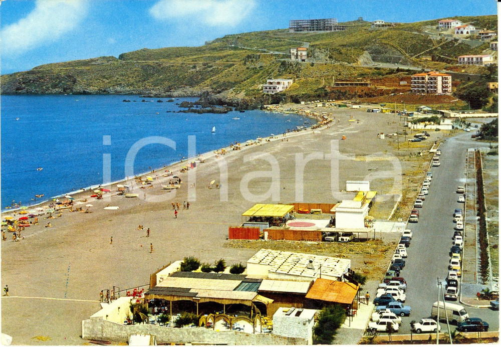 Cartolina originale da collezione 1974 SCALEA (CS) Veduta panoramica della spiaggia *Cartolina FG VG VINTAGE 1