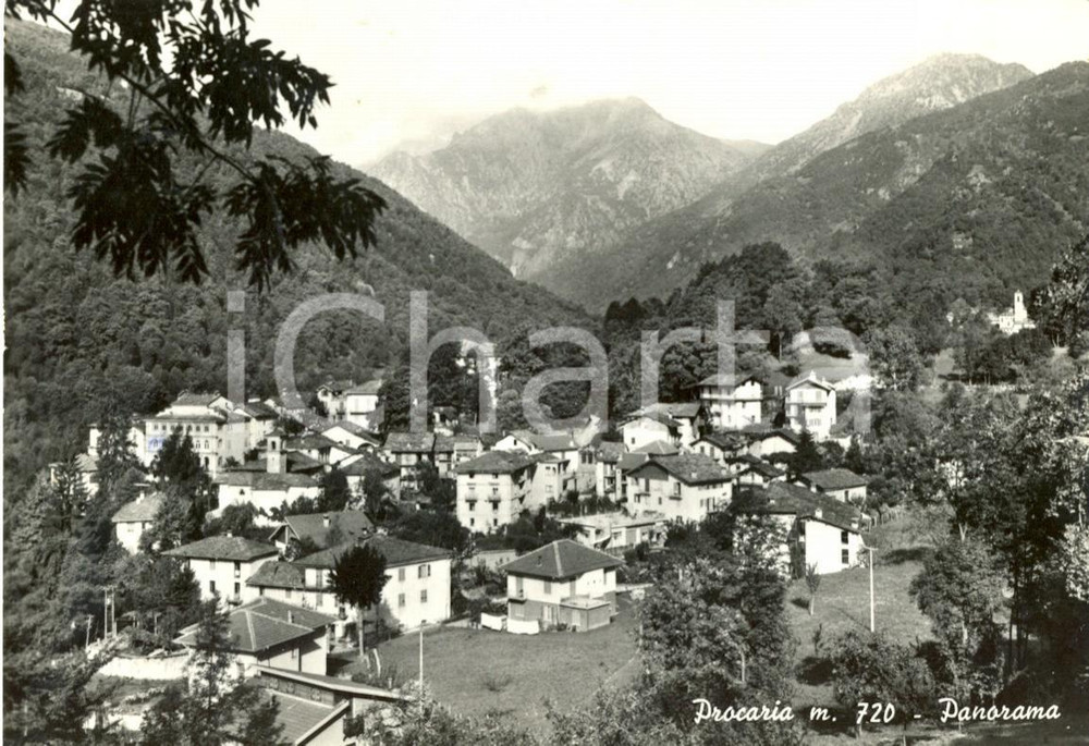Cartolina originale da collezione 1962 CERES (TO) Veduta della frazione PROCARIA *Cartolina postale FG VG 1