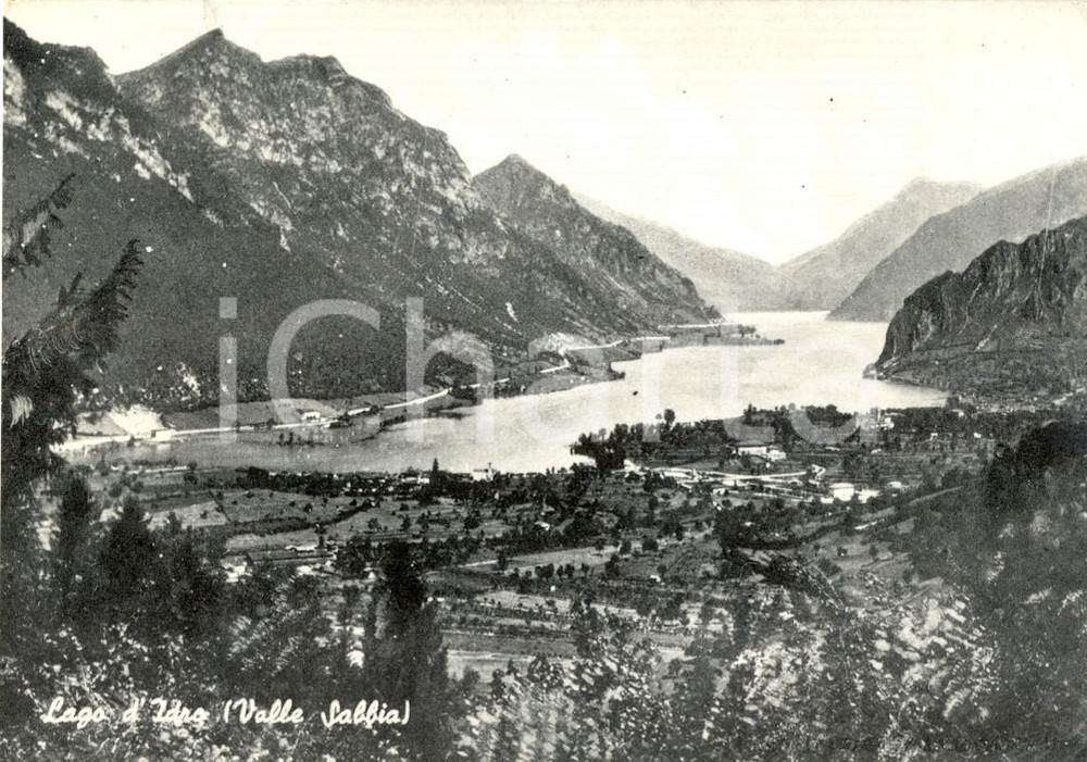Cartolina originale da collezione 1953 BRESCIA Veduta del LAGO D IDRO  VALLE SABBIA Cartoline postali FG VG 1