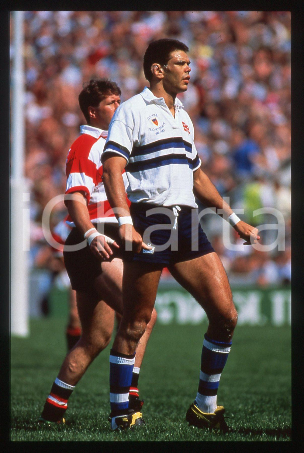 35mm vintage slide* 1990 TWICKENHAM Pilkington Cup - BATH vs GLOUCESTER - RUGBY