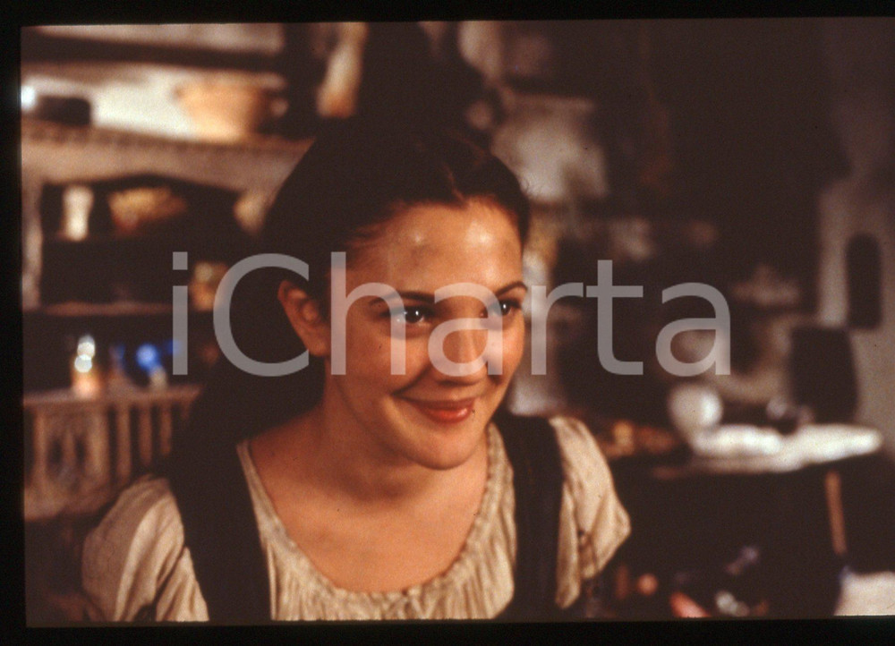 35mm vintage slide* 1998 CINDERELLA Drew BARRYMORE in una scena del film (1)