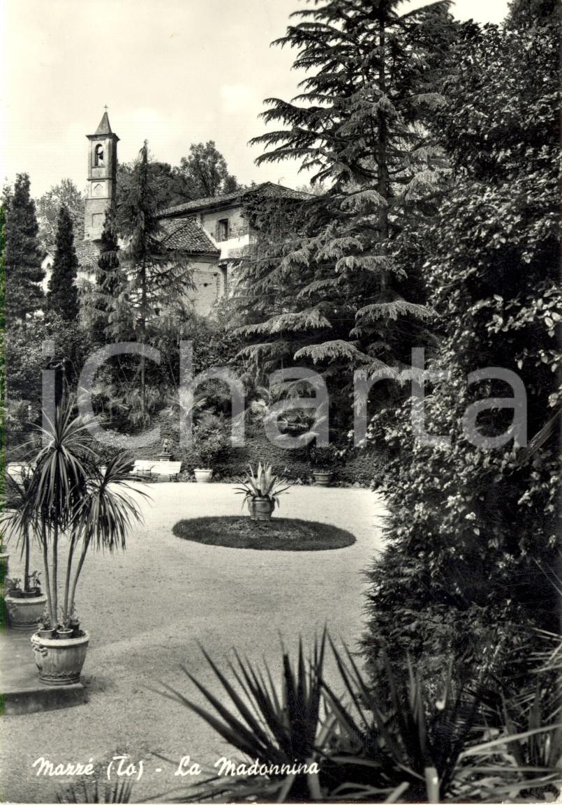 Cartolina originale da collezione 1960 ca MAZZE  TO Scorcio della Chiesa della MADONNINA Cartolina postale VG 1