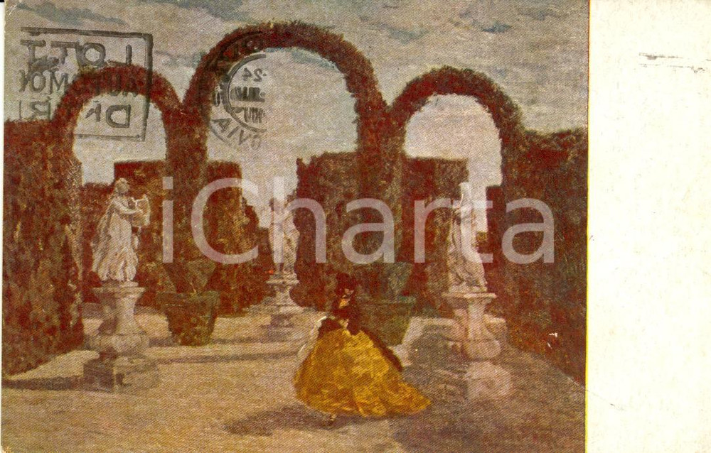 Cartolina originale da collezione 1936 ARTE Emma CIARDI  Ariana Cartolina postale ILLUSTRATA FP VG 1