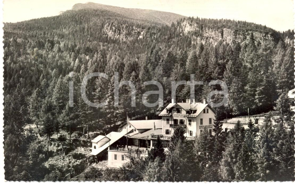 Cartolina originale da collezione 1950 ca BOLZANO Funicolare della MENDOLA Albergo Bellavista *Cartolina FP NV 1