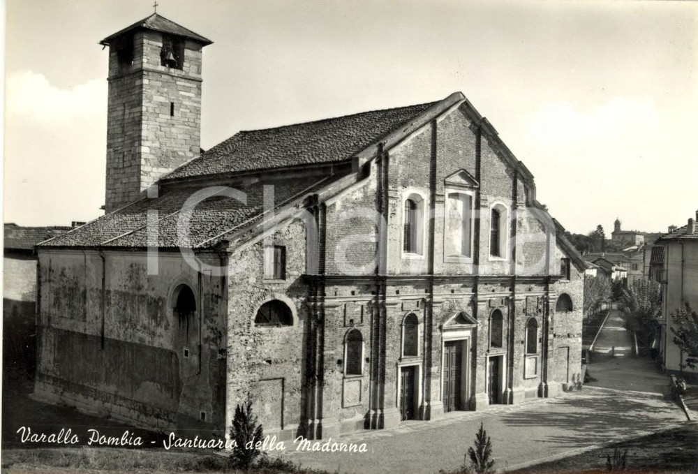 Cartolina originale da collezione 1950 ca VARALLO POMBIA NO Santuario della MADONNA del ROSARIO Cartolina FG NV 1
