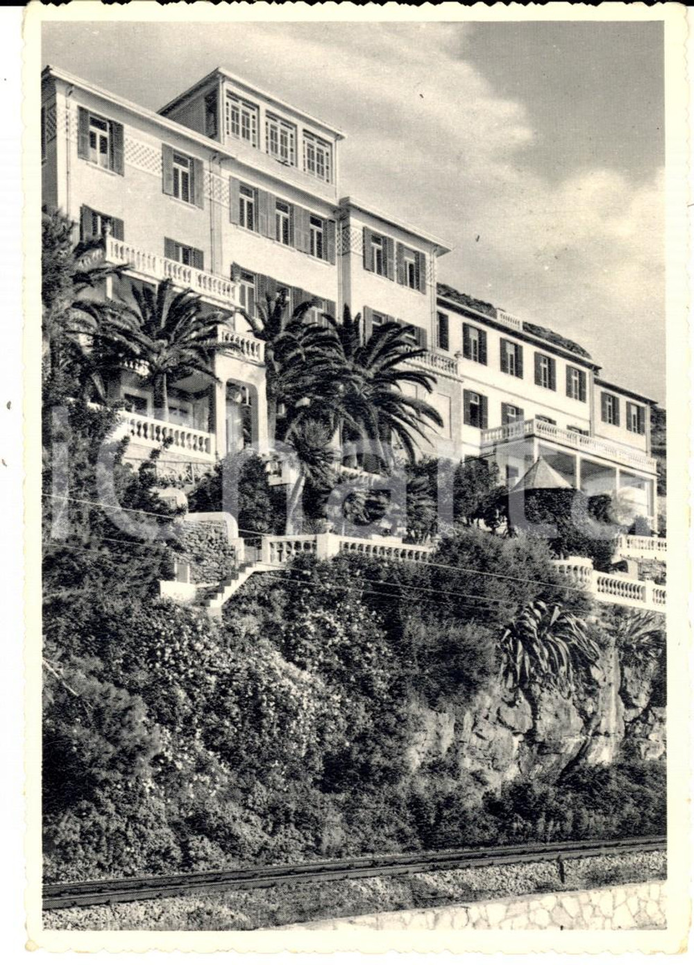 Cartolina originale da collezione 1953 BORGIO VEREZZI Villa MATER DOMINI Suore del Preziosissimo Sangue *Cartolina 1