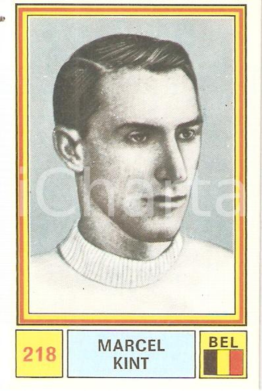 Oggetto da collezione cartaceo PANINI - SPRINT 1971 Figurina Marcel KINT n. 218 Ciclismo 1