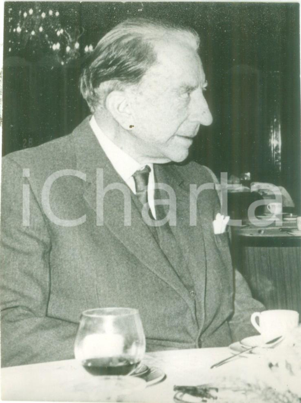 Fotografia d epoca originale 1965 ca USA Il milionario Paul GETTY II Fotografia bassa qualitÃ  1