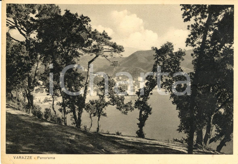 Cartolina originale da collezione 1936 VARAZZE SV Veduta panoramica generale Cartolina postale FG VG 1