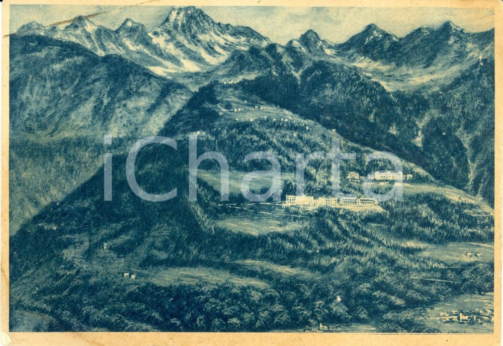 Cartolina originale da collezione 1939 TREVISIO SO Casa di cura L ALPINA in località ALPEMUGO Cartolina FG NV 1