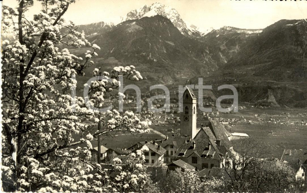 Cartolina originale da collezione 1949 MERANO (BZ) Veduta paese di MARLENGO verso IVIGNA *Cartolina FP VG 1