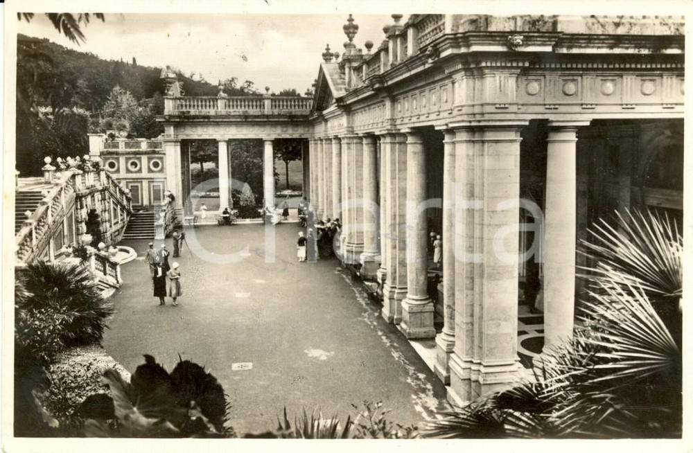 Cartolina originale da collezione 1938 MONTECATINI TERME PT Interno Stabilimento TETTUCCIO Cartolina ANIMATA VG 1