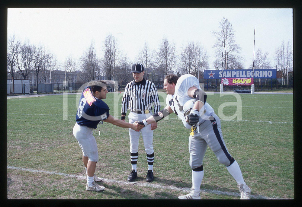 35mm vintage slide* 1995 MILANO FOOTBALL Sive RHINOS Milano vs FROGS Legnano 10