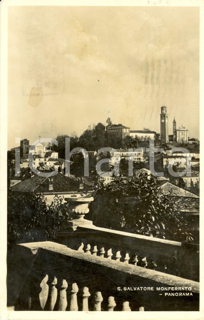 Cartolina originale da collezione 1948 SAN SALVATORE MONFERRATO AL Veduta panoramica del paeseCartolina FP VG 1