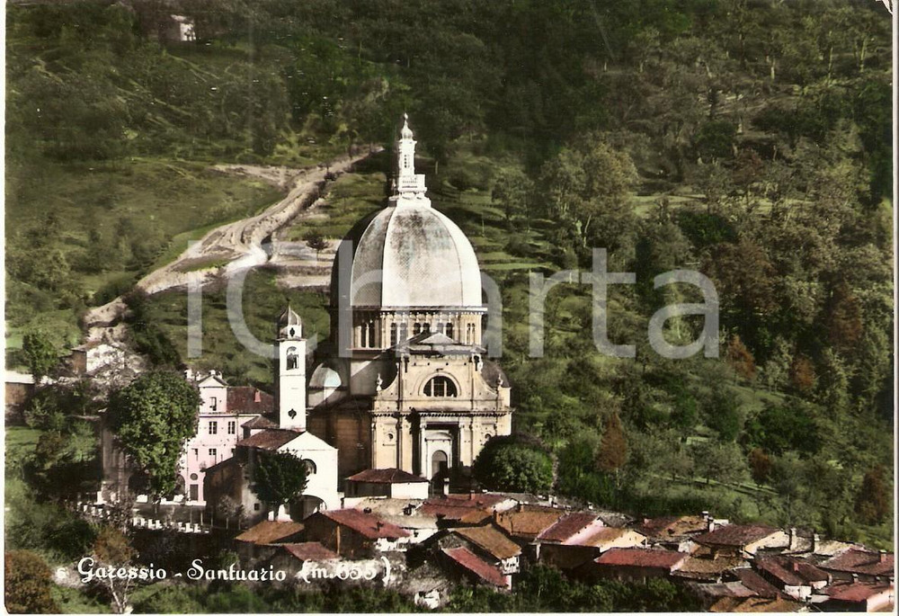 Cartolina originale da collezione 1950 ca GARESSIO CN Santuario Beata Vergine delle Grazie Cartolina FG NV 1