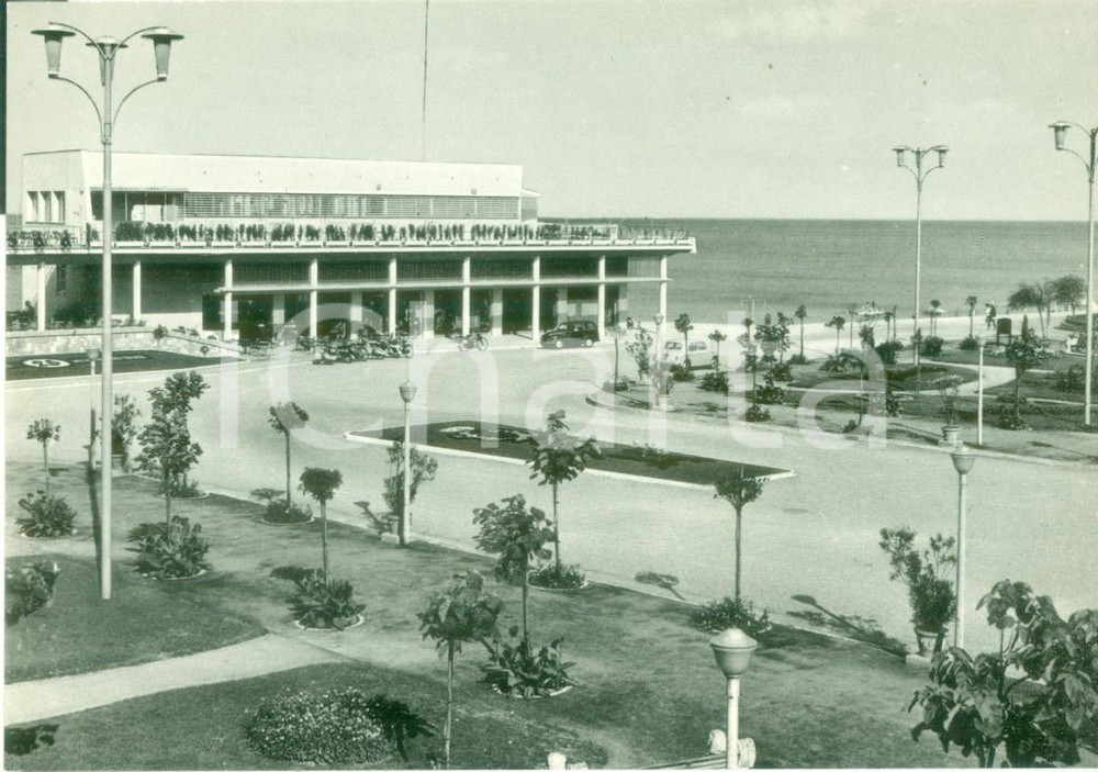 Cartolina originale da collezione 1960 ca PESARO Veduta del KURSAAL e lungomare *Cartolina FG NV 1