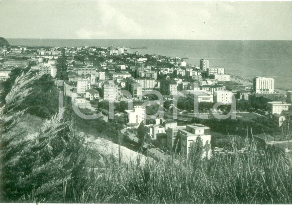 Cartolina originale da collezione 1960 ca PESARO Panorama generale della cittÃ  Cartolina FG NV 1