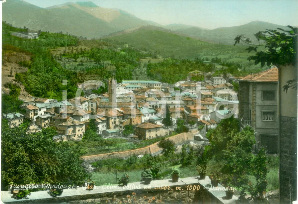 Cartolina originale da collezione 1965 ca FIUMALBO MO Panorama della stazione climatica Cartolina FG VG 1