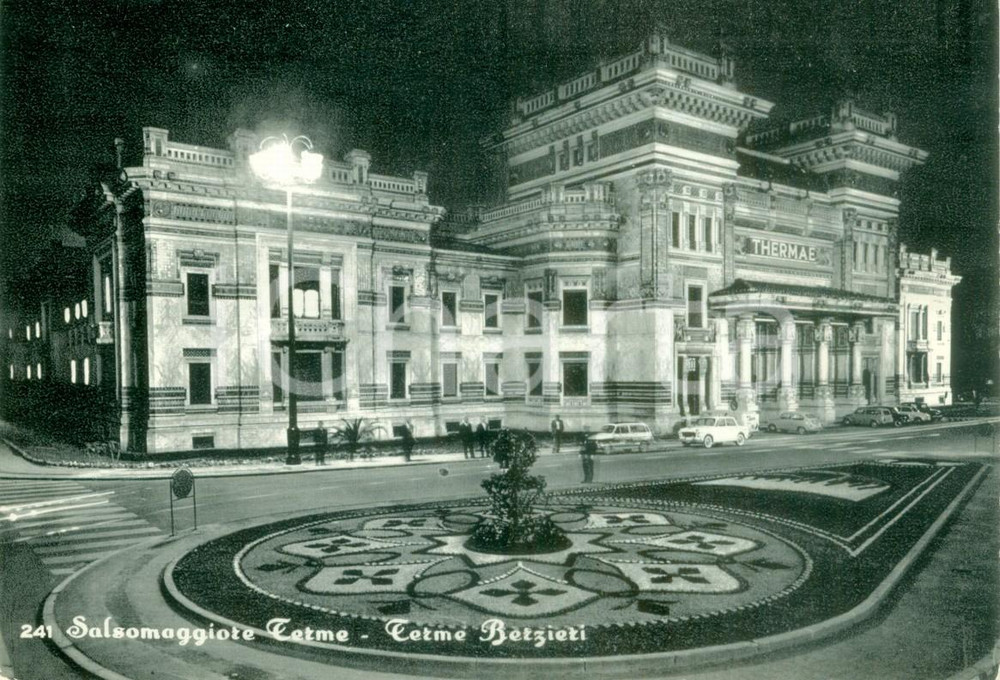 Cartolina originale da collezione 1967 SALSOMAGGIORE TERME (PR) Veduta Terme BERZIERI *Cartolina FG VG 1