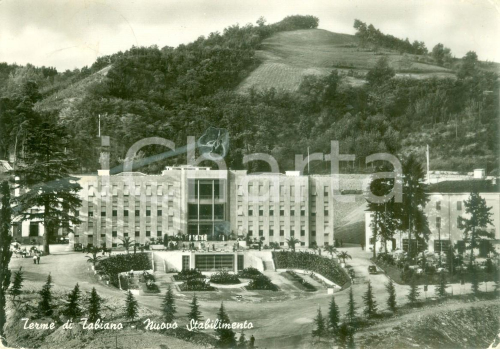 Cartolina originale da collezione 1955 ca SALSOMAGGIORE (PR) Le nuove Terme di TABIANO *Cartolina FG VG 1