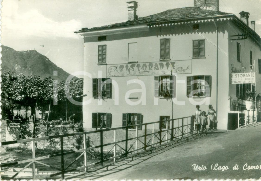 Cartolina originale da collezione 1955 ca CARATE URIO (CO) Ristorante NOSETTA *Cartolina DANNEGGIATA FG NV 1