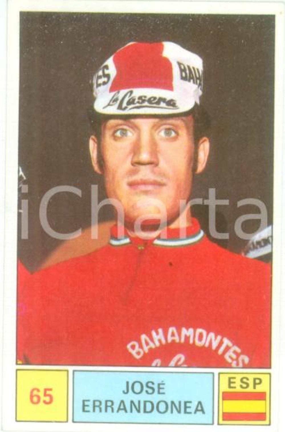 Oggetto da collezione cartaceo PANINI - SPRINT 1971 Figurina JosÃ© ERRANDONEA n. 65 Ciclismo SPAGNA 1