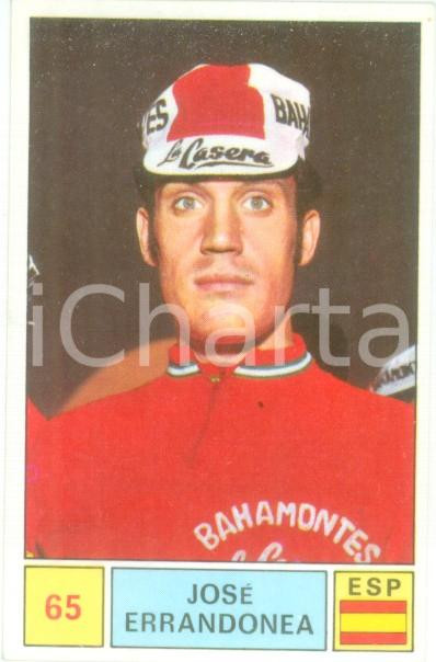 Oggetto da collezione cartaceo PANINI  SPRINT 1971 Figurina JosÃ© ERRANDONEA n. 65 Ciclismo SPAGNA 1