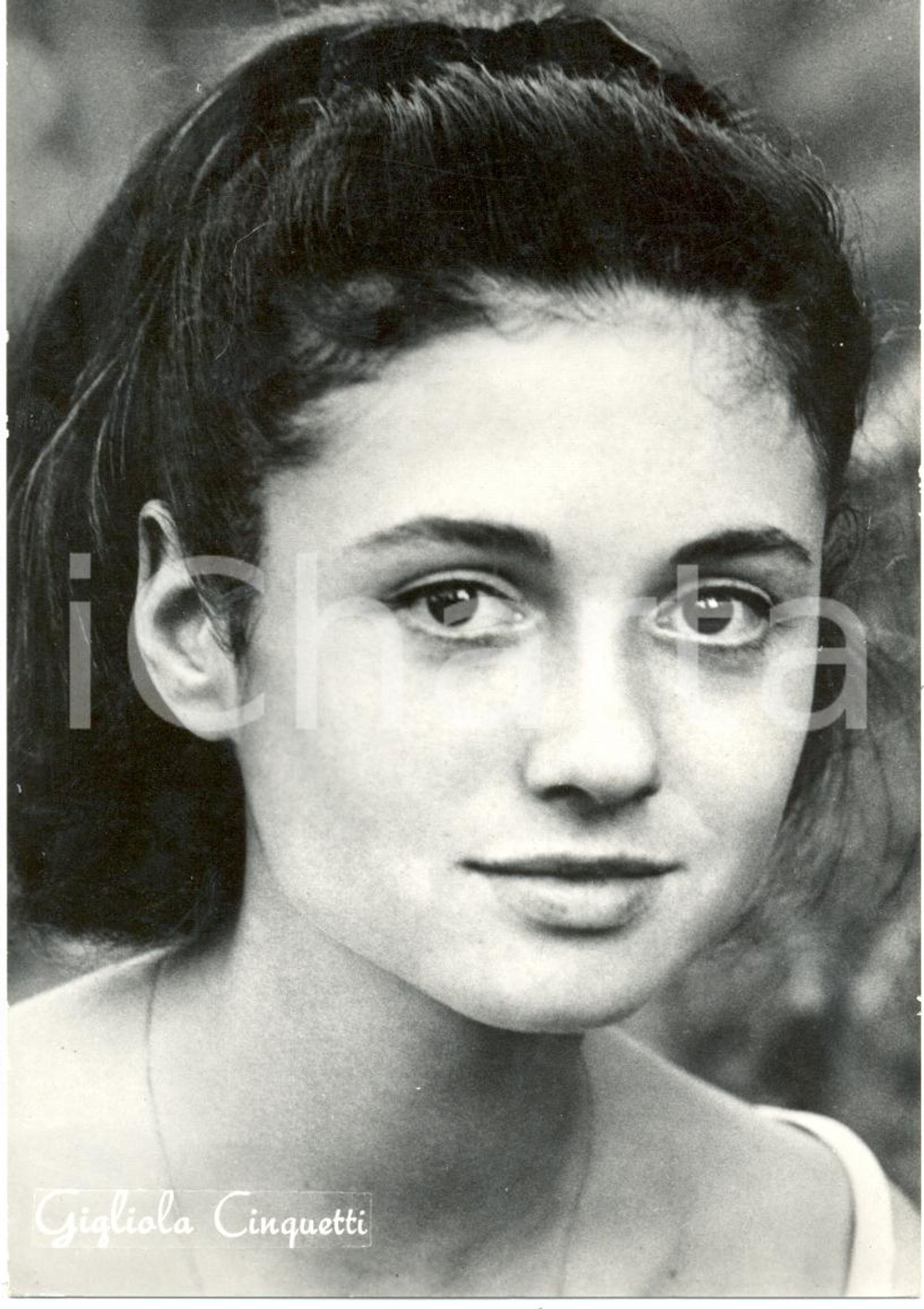 Cartolina originale da collezione 1965 ca MUSICA Gigliola CINQUETTI Ritratto fotografico *Cartolina FG NV 1