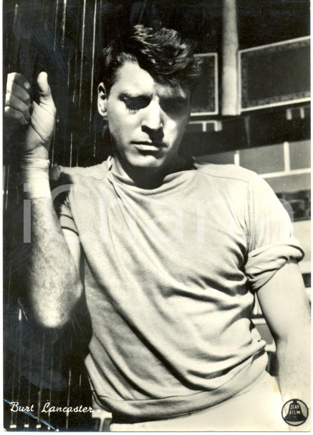 Cartolina originale da collezione 1955 ca CINEMA Burt LANCASTER Ritratto fotografico *Cartolina FG NV 1