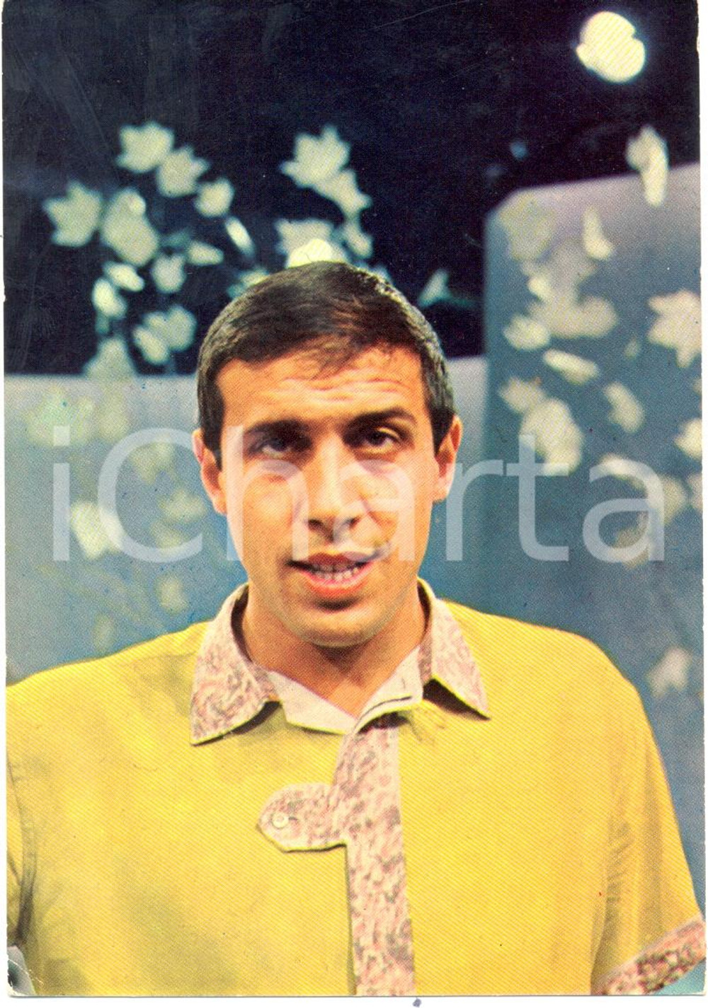 Cartolina originale da collezione 1960 ca Adriano CELENTANO fondatore de IL CLAN Ritratto fotografico *FG NV 1