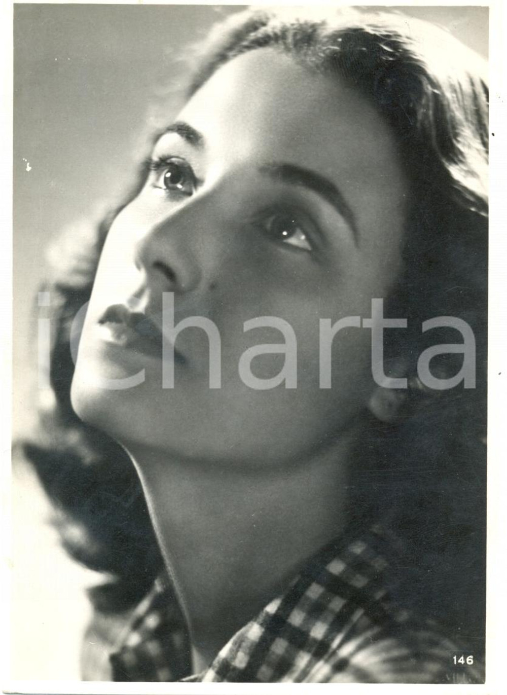 Cartolina originale da collezione 1955 ca CINEMA Attrice Dina SASSOLI Ritratto fotografico *Cartolina FG NV 1