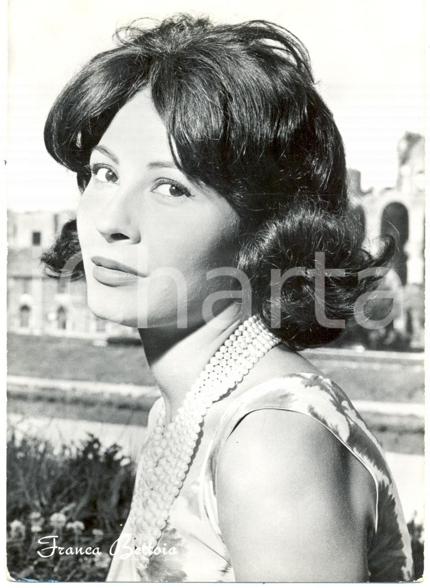 Cartolina originale da collezione 1960 ca CINEMA Franca BETTOJA Ritratto Attrice Cartolina FG NV 1