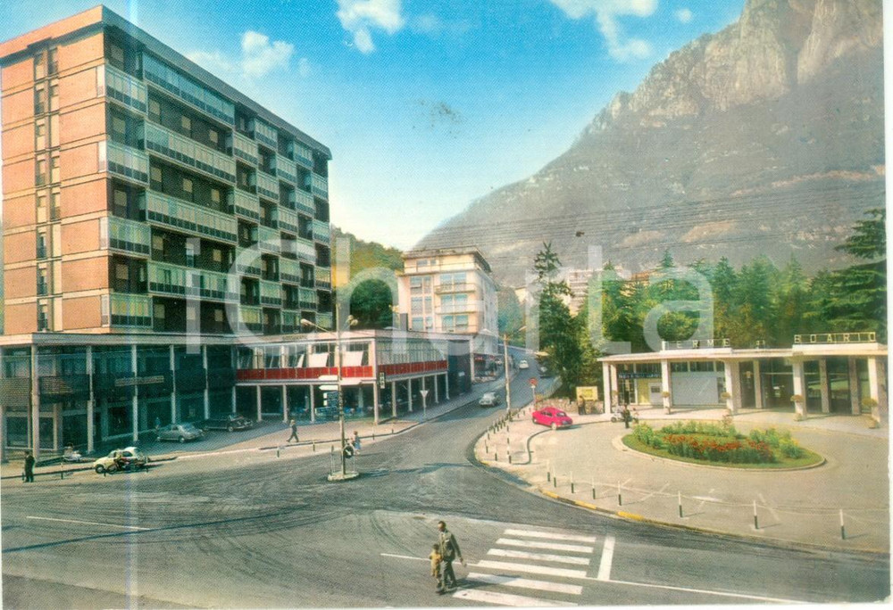 Cartolina originale da collezione 1966 DARFO BOARIO TERME BS Fonte e Albergo Alpinisti Cartolina VINTAGE FG VG 1