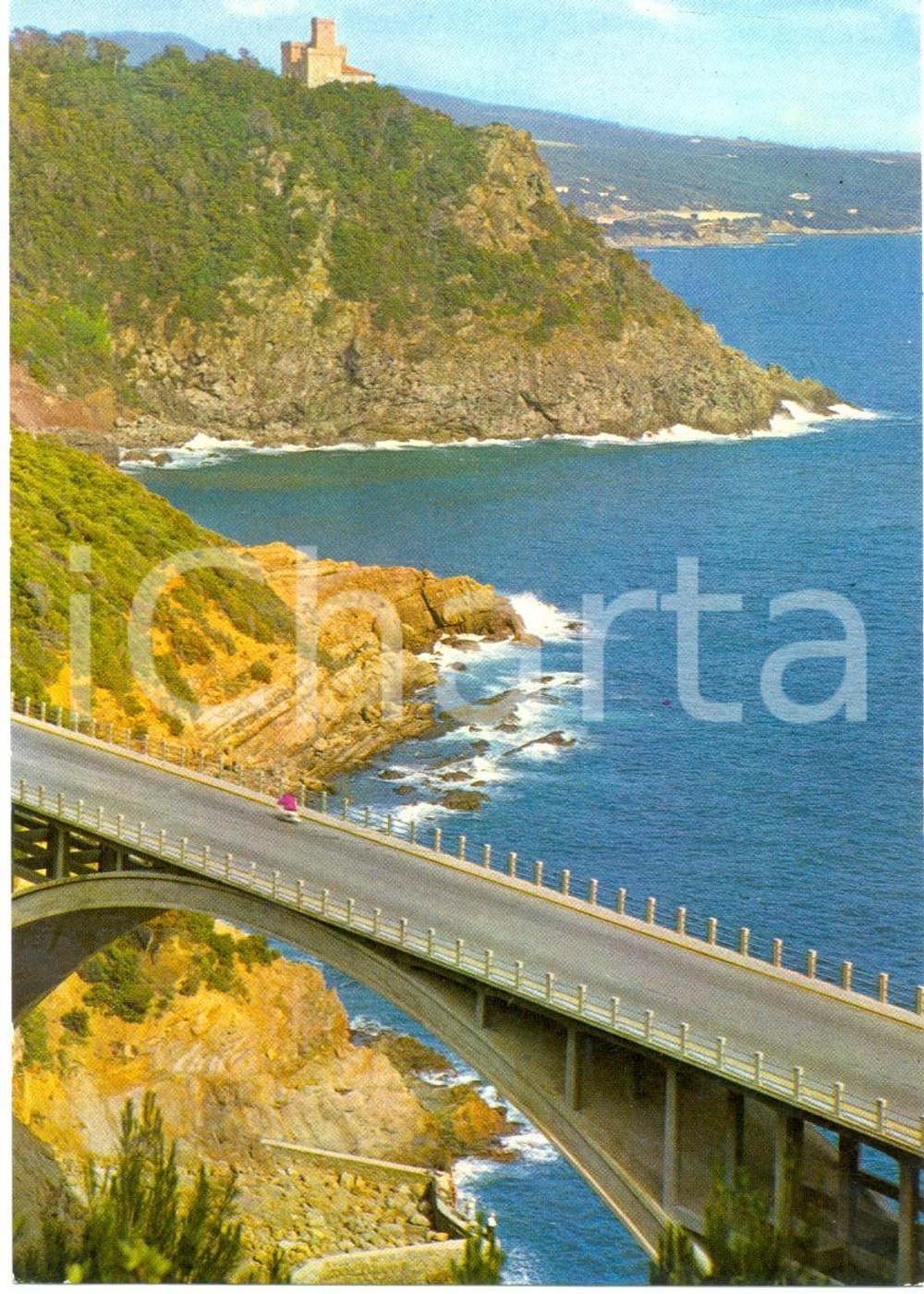 Cartolina originale da collezione 1964 LIVORNO Panoramica e ponte CALIGNAIA quartiere ANTIGNANO *Cartolina FG VG 1